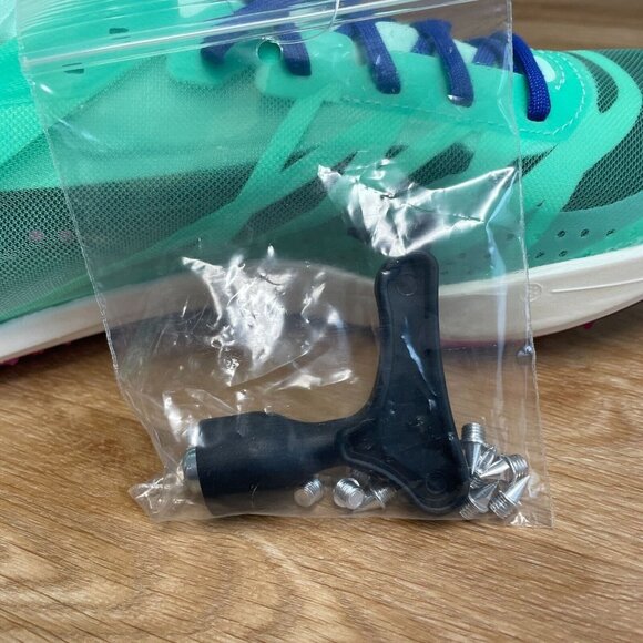 ADIDAS ADIZERO AMBITION PULSE MINT SPIKES MENS SZ 12.5 WOMENS SZ 13.5 GV9068 NEW - Picture 5 of 9